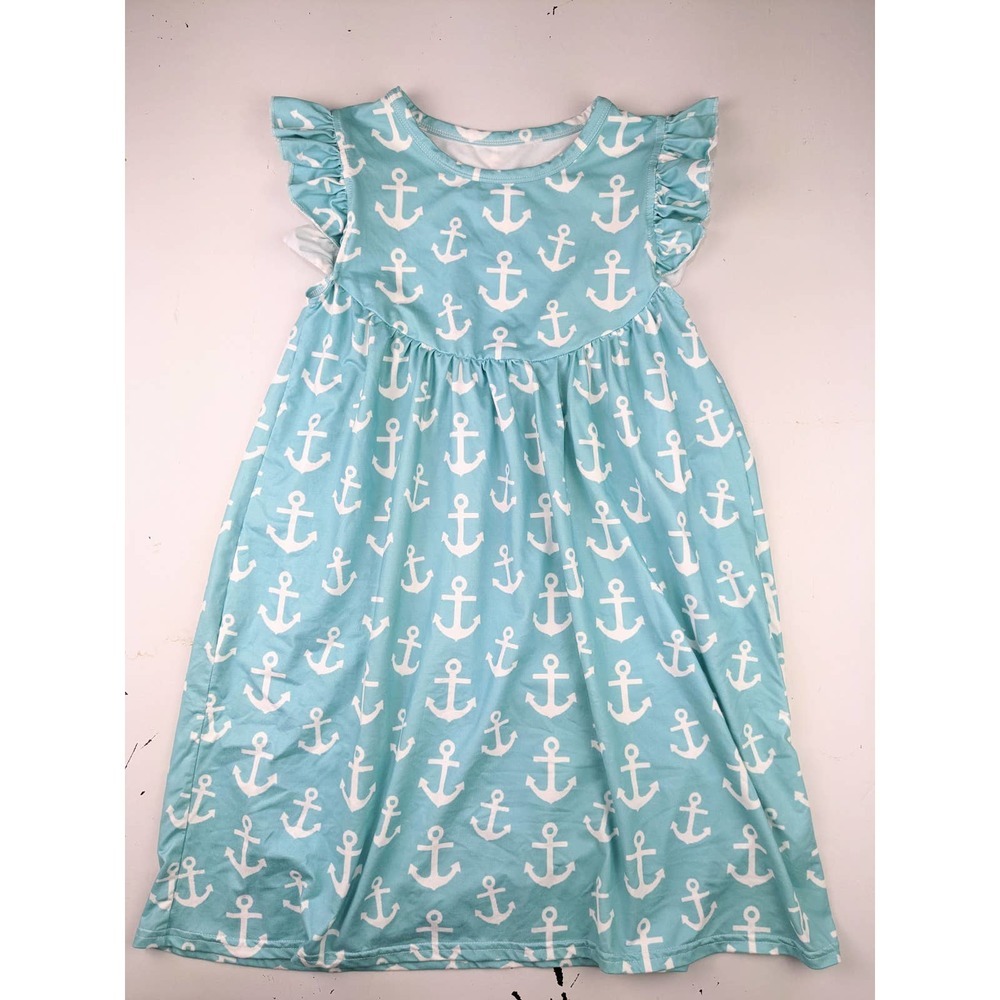 Pearls and Piggytails Anchor Dress